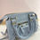 Miniatura: BORSA BALE LIGHT BLUE VERA PELLE