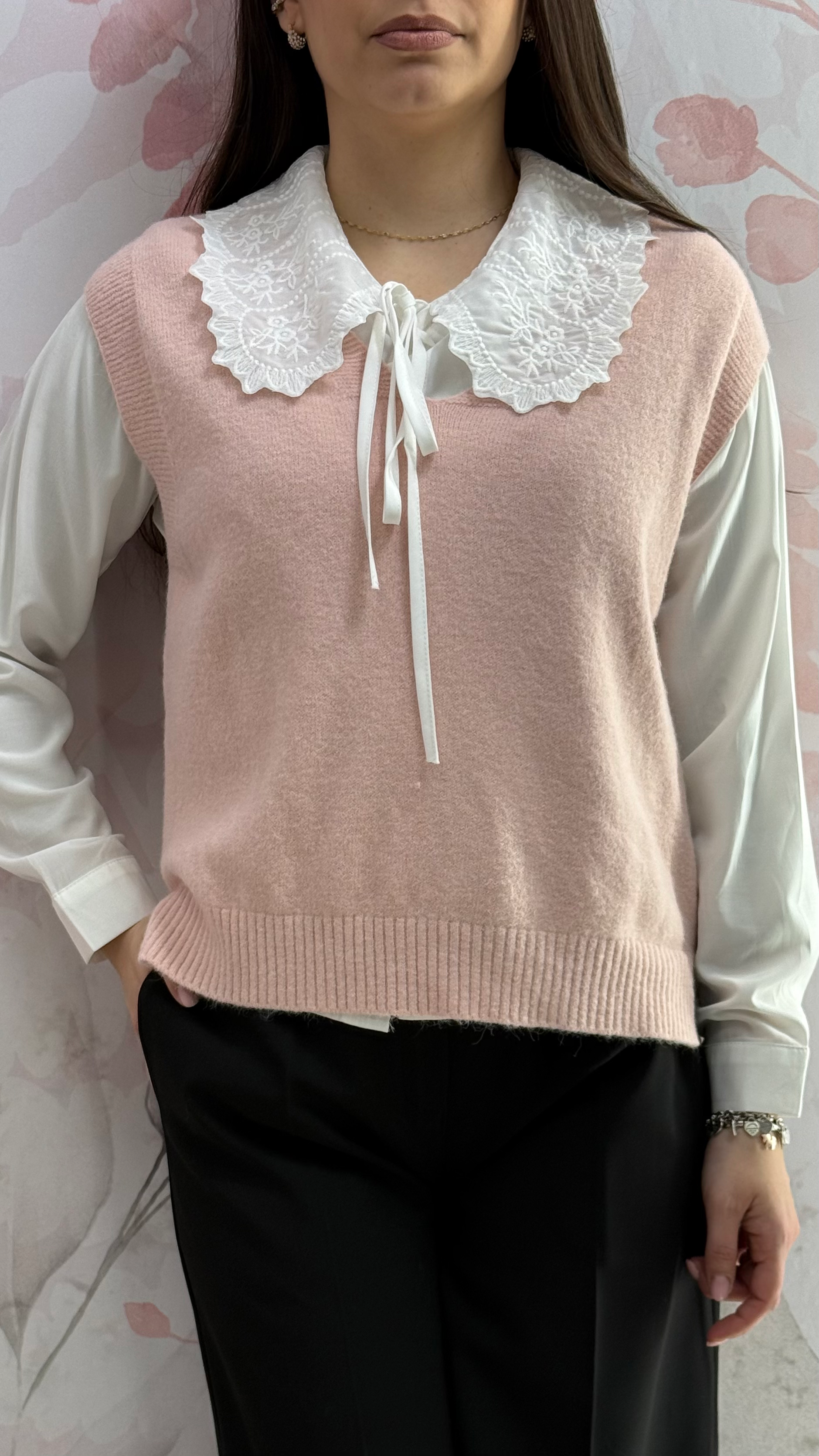 SET GILET IN MAGLIA + CAMICIA CIPRIA