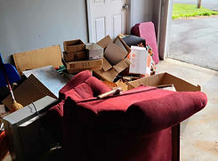 Cardinal Hauling picking up furniture on job 