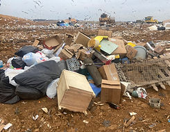Cardinal Hauling showing everything that gets dump in landfield
