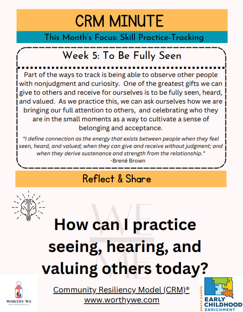 CRM Minute: Fully Seen