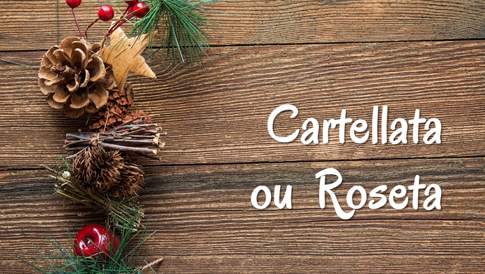 Cartellata ou Roseta de Natal, uma receita da Itália.