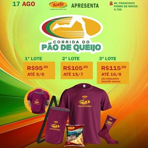 Corrida do Pão de Queijo Xodó de Minas 2025