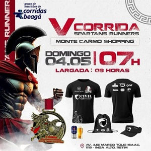 5ª Corrida Spartans Runners Monte Carmo Shopping
