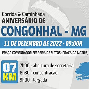 Corrida e Caminhada Aniversário de Congonhal