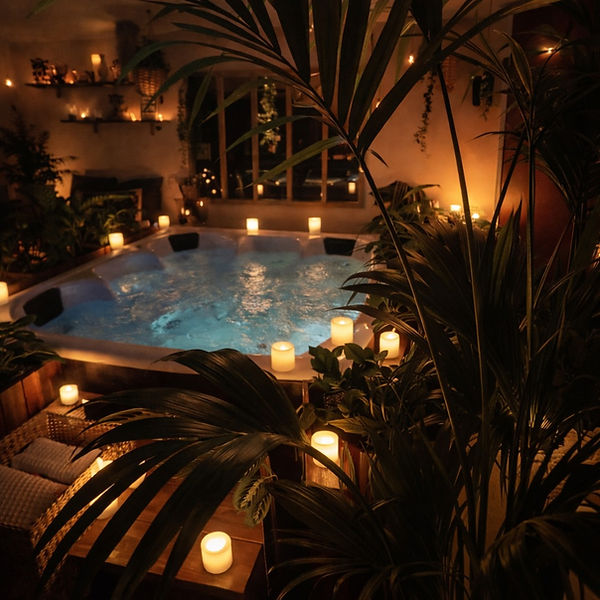 nuit romantique avec jacuzzi privatif dans le Pas-de-Calais ambiance chaleureuse