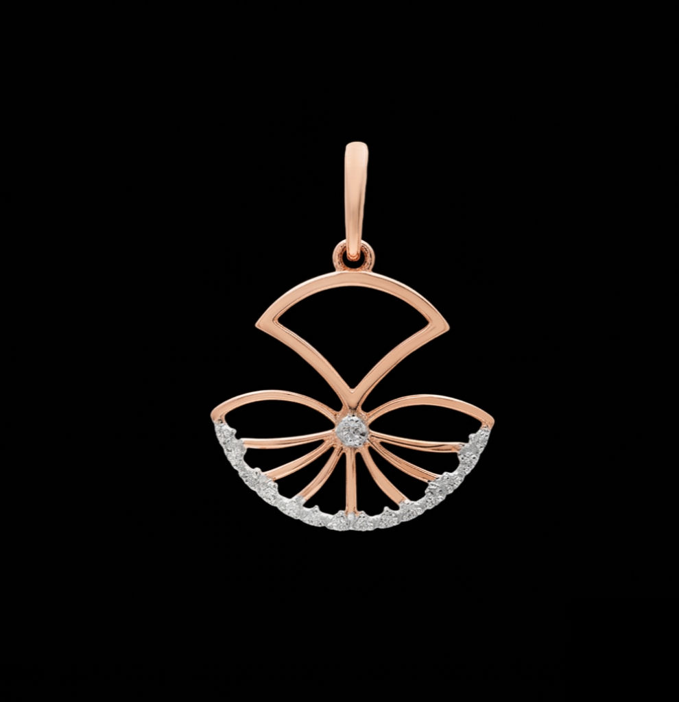 Top and Central Diamond Pendant