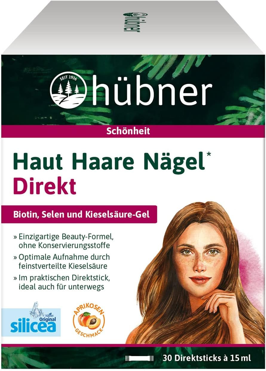 Thumbnail: 「Hübner」Hair, Skin, Nails Apricot x15 Sachets