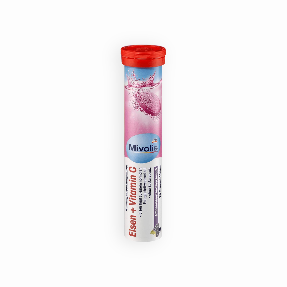 「Mivolis」Iron & Vit C x20 Effervescent Tablets