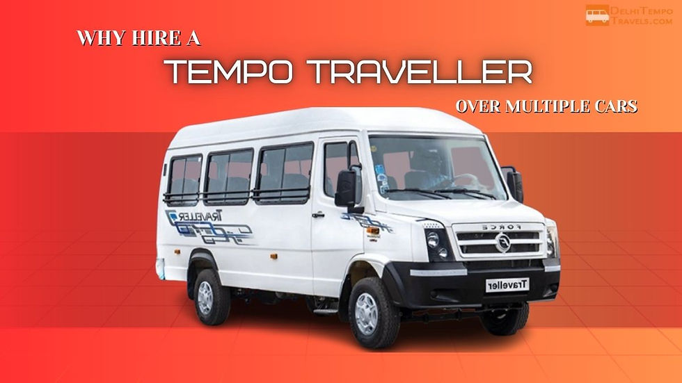 Tempo Traveller on Rent in Delhi