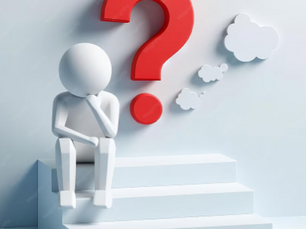 A figure thinking