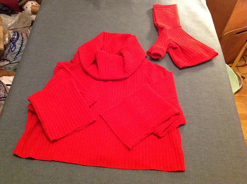 Thumbnail: HOODIE & COWL NECK SWEATER