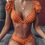 Thumbnail: Orange Polka Dot Bikini