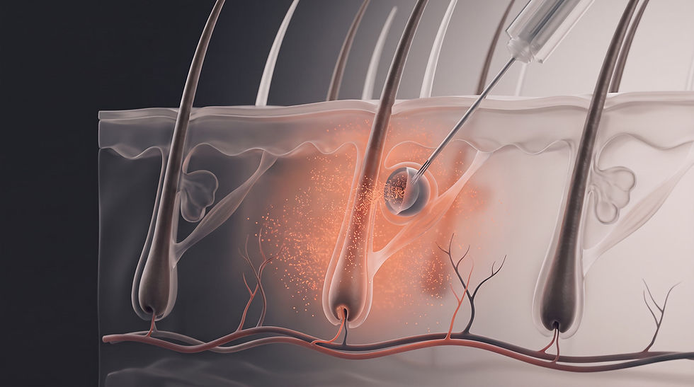 aevX bio PLGA microsphere technology Scalp-targeted drug delivery for hair loss