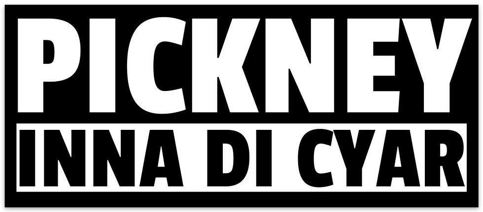 Thumbnail: Pickney Inna Di Cyar, Baby In The Car Jamaican Patois Car Bumper Window Sticker