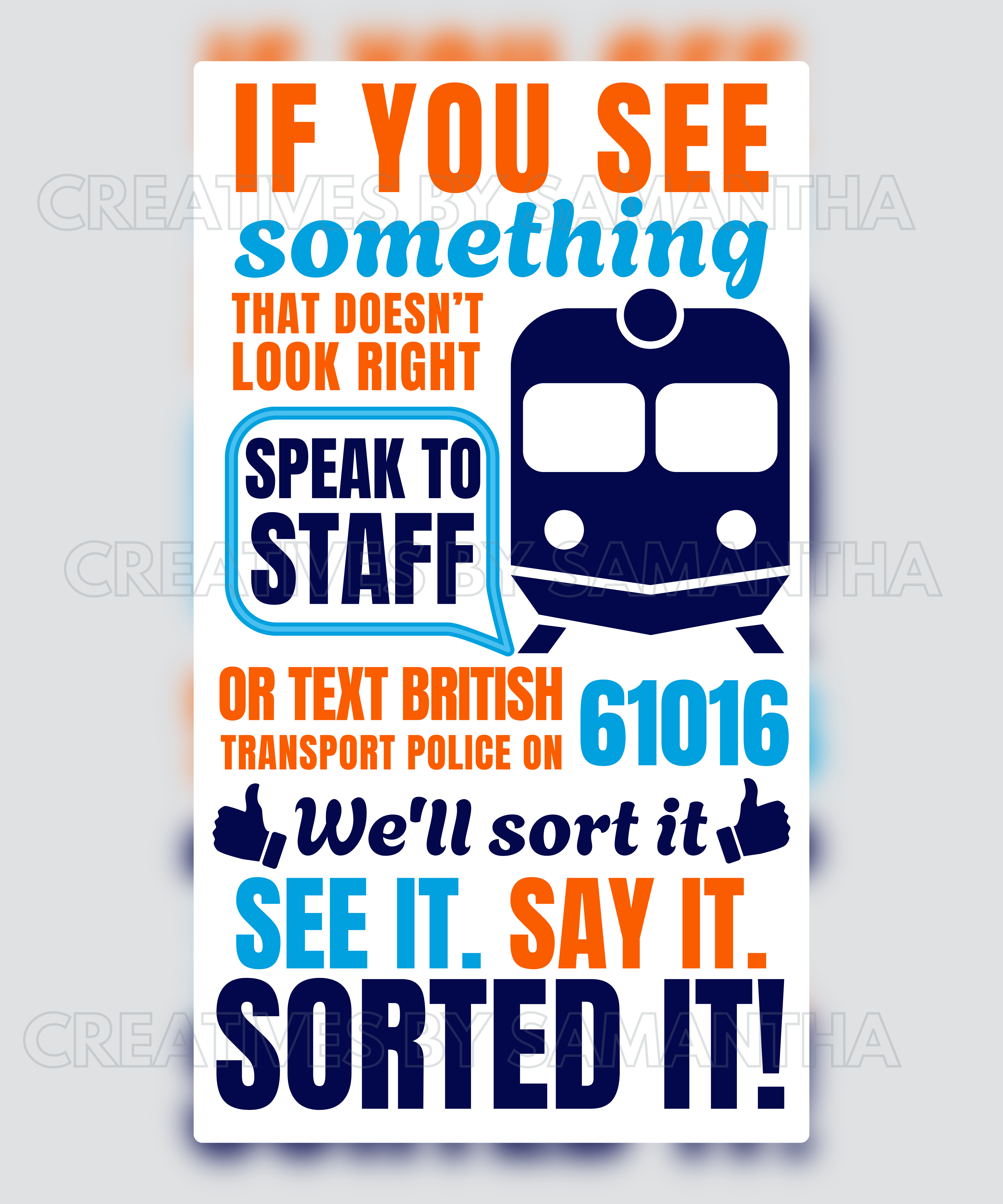 See It. Say It. Sorted!