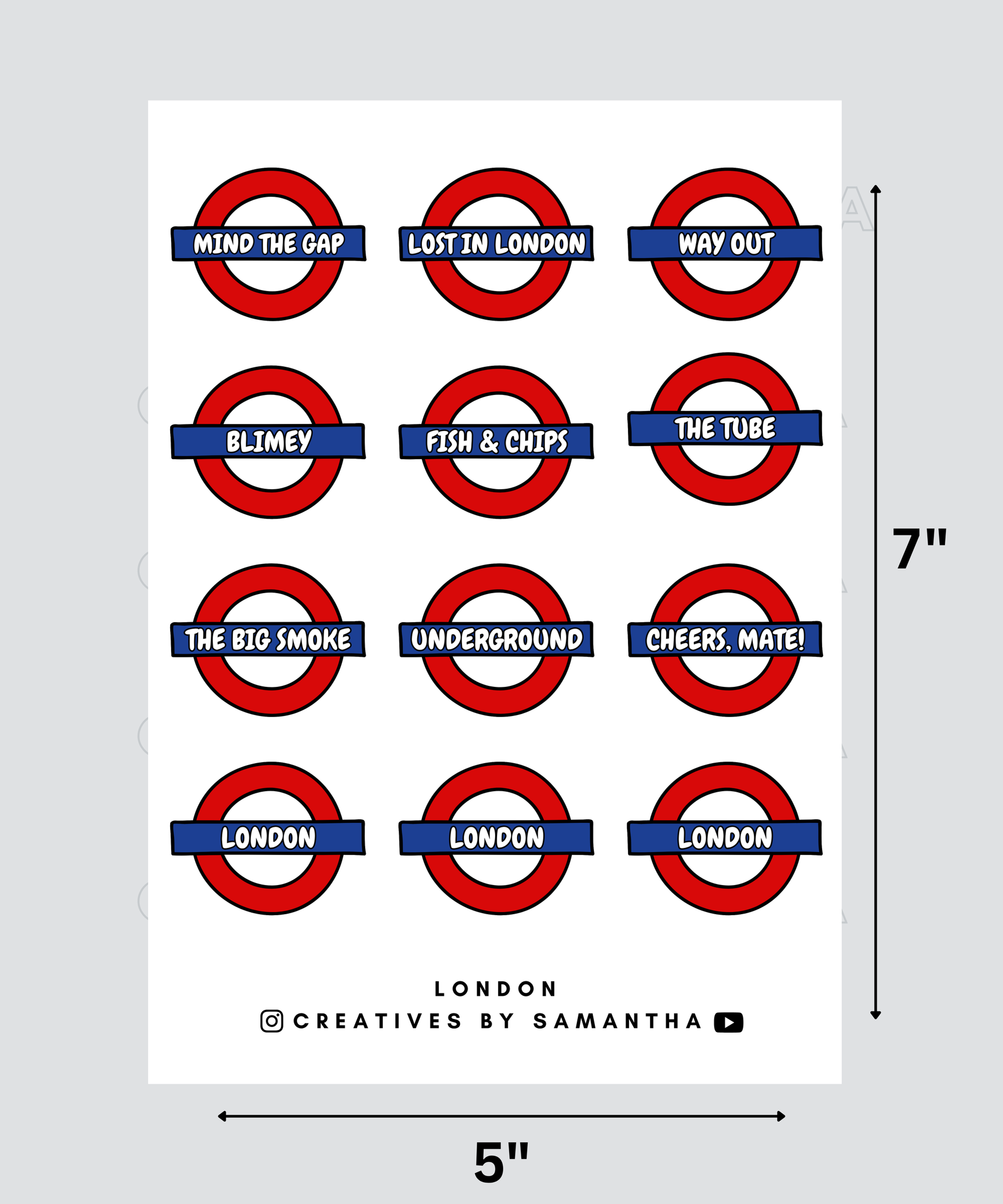 London-Inspired Roundels