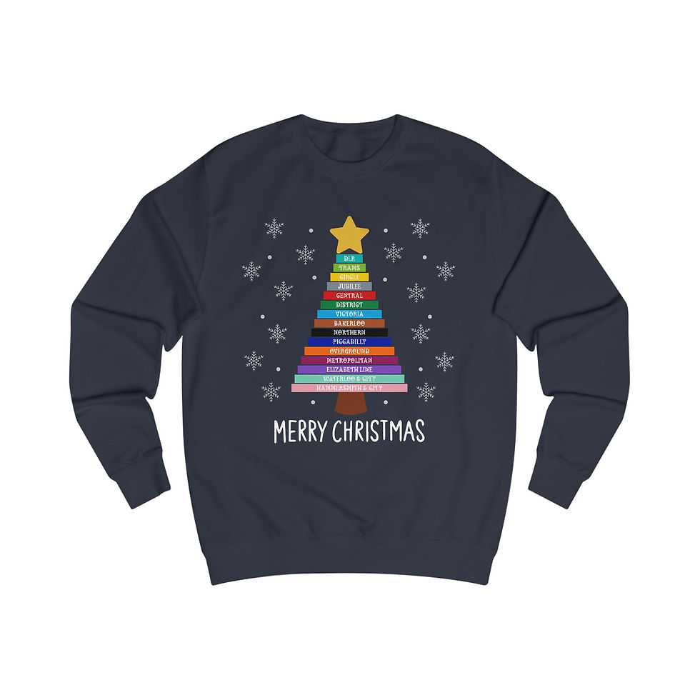 Thumbnail: London Underground Christmas Tree Jumper