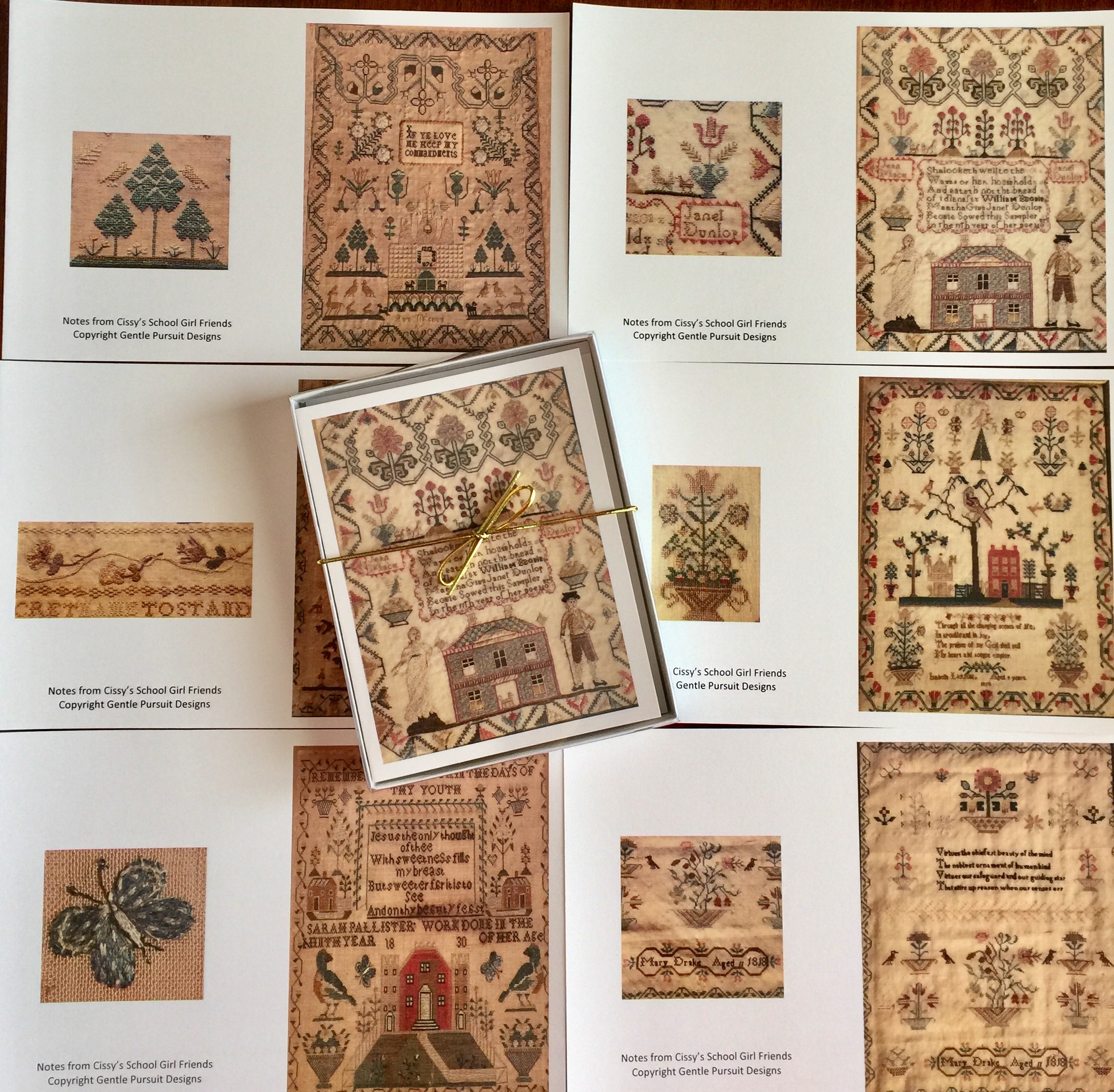 Cissy's Sampler Notecards