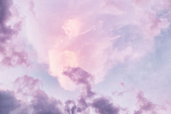 pink clouds