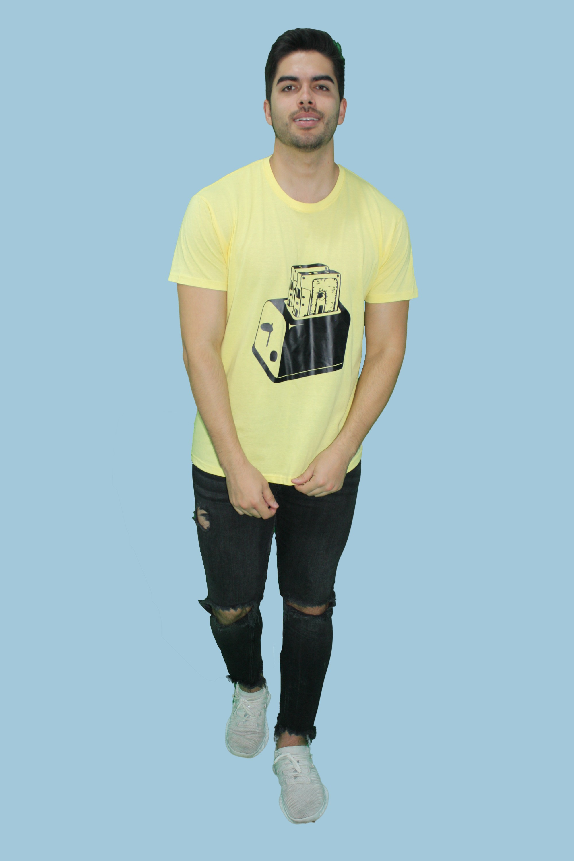 Playera cuello redondo