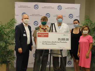 Local Eagle Scout makes contribution to South Central Health Care Foundation