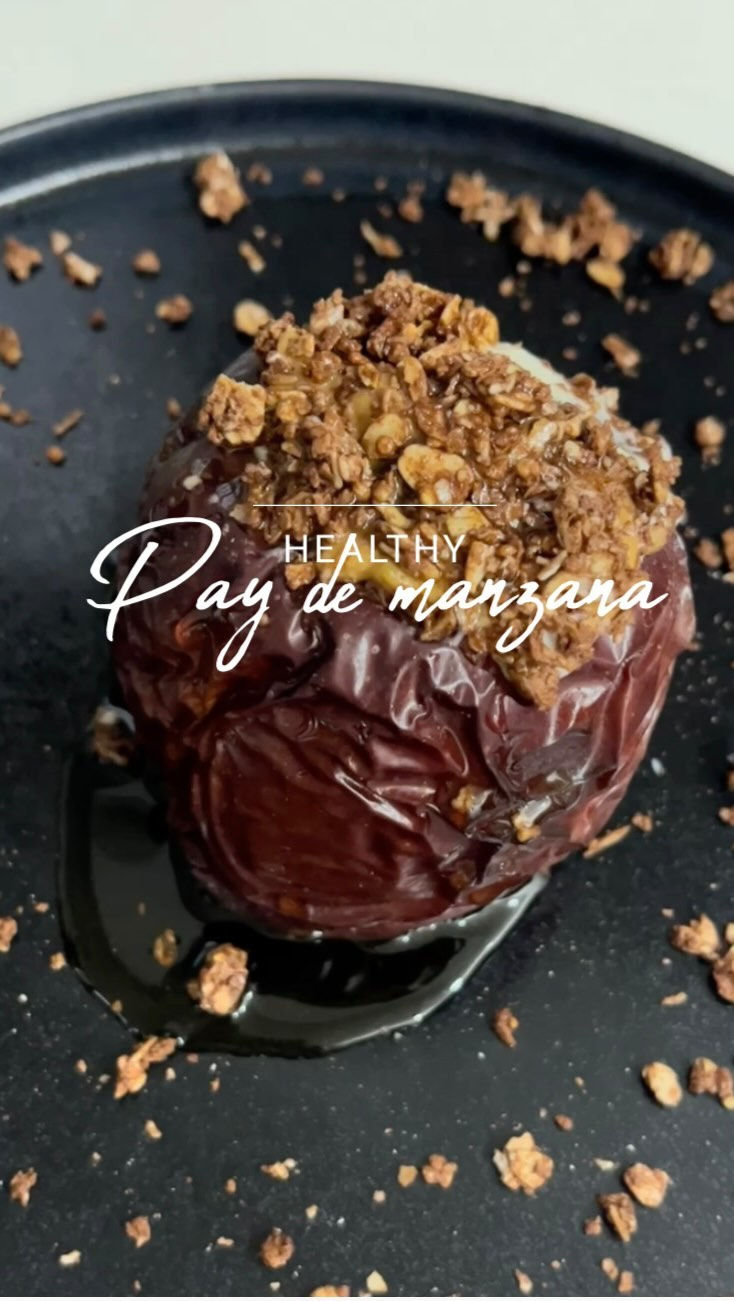 Pay de Manzana por la Nutrióloga Leslie Marroquín Monterrey Nutrición Funcional