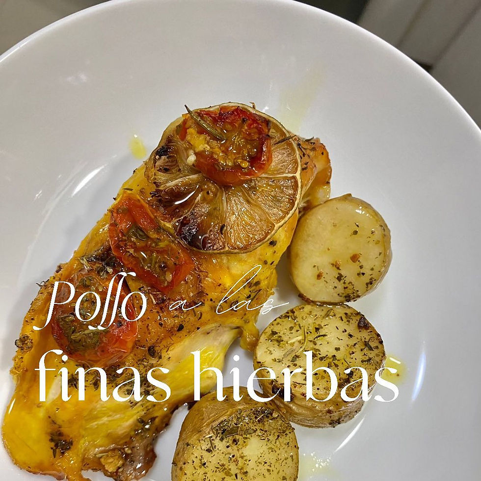 Pollo a las finas hierbas por la Nutrióloga Leslie Marroquín Monterrey Nutrición Funcional
