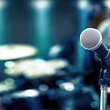 Microphone On Stage