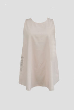 Plain sleeveless tunic top