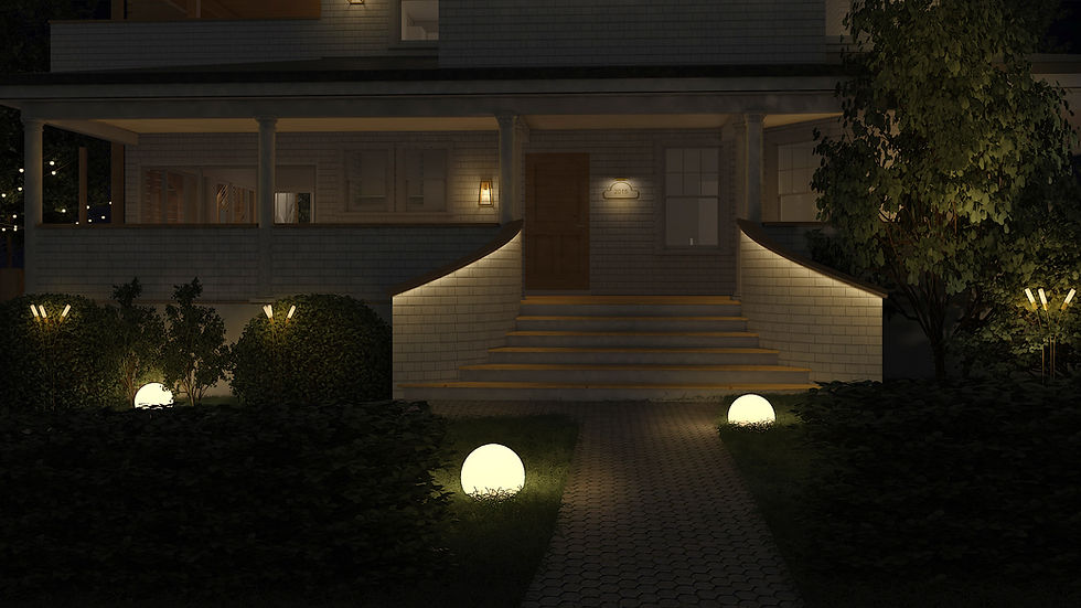 Residential Project Exterior Lighting Design