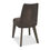 Thumbnail: Cadell Aged Oak Upholstered Chair - Distressed Bonded Leather (Pair)