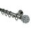 Thumbnail: Neo Style 35 mm Jewelled Ball Curtain Pole Set - Black Nickel