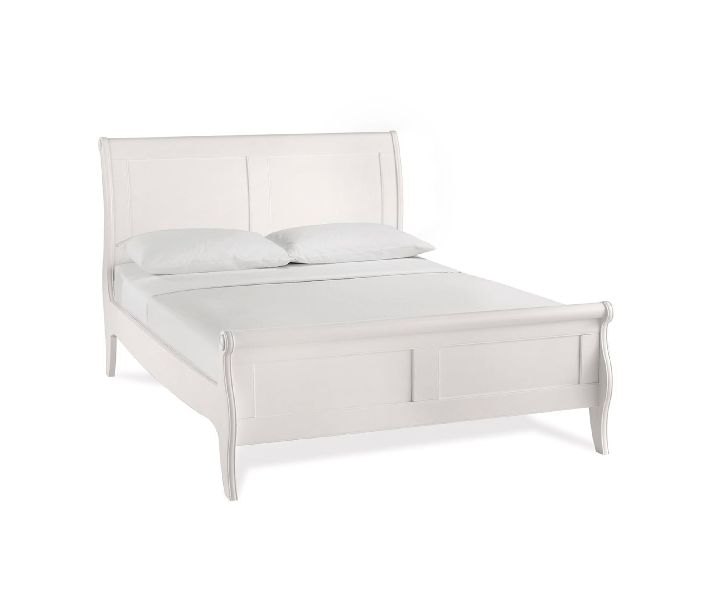 Chantilly White Panel Bedstead - Double 135 cm