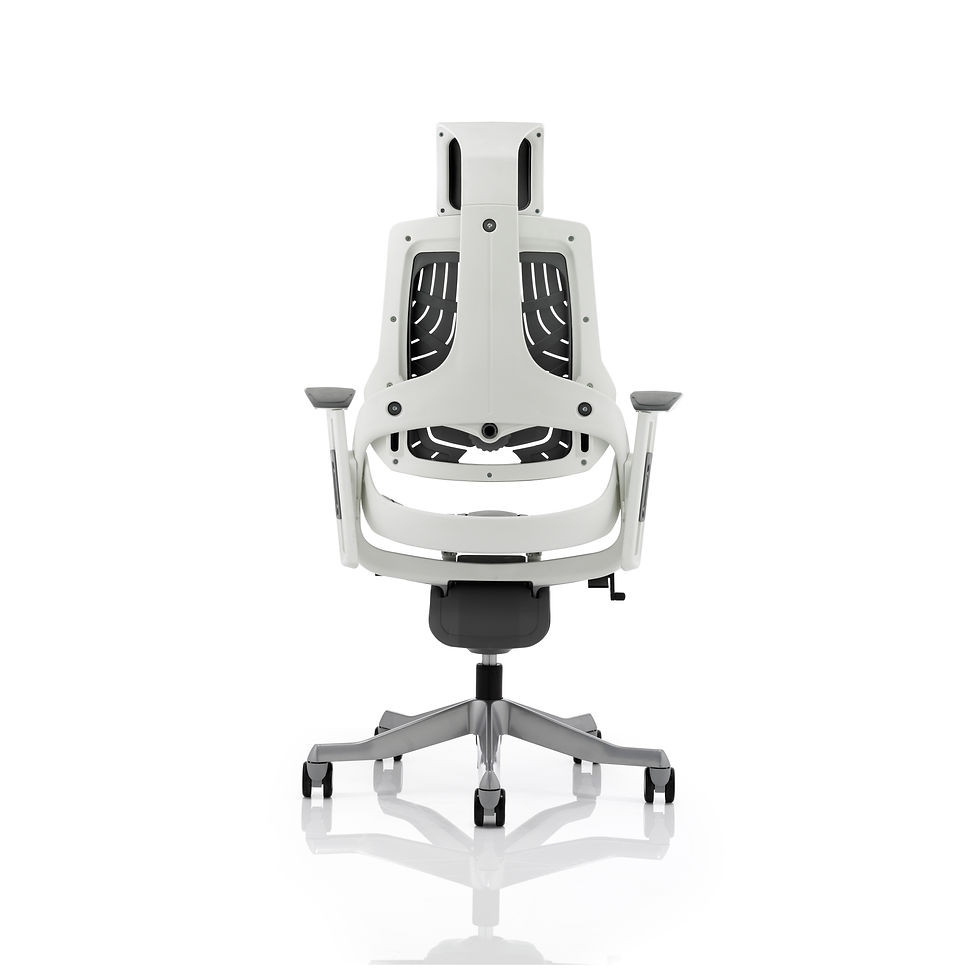 Thumbnail: Zure Executive Chair Elastomer Gel With Arms & Headrest