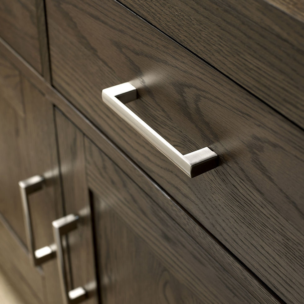 Thumbnail: Turin Dark Oak Lamp Table With Drawer