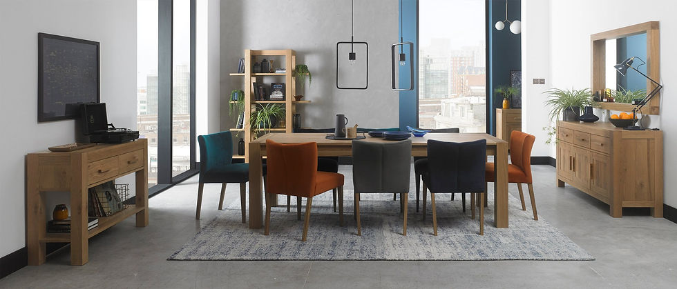 Thumbnail: Turin Light Oak Nest of Lamp Tables