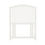 Thumbnail: Ashby White Slatted Headboard Single 90cm