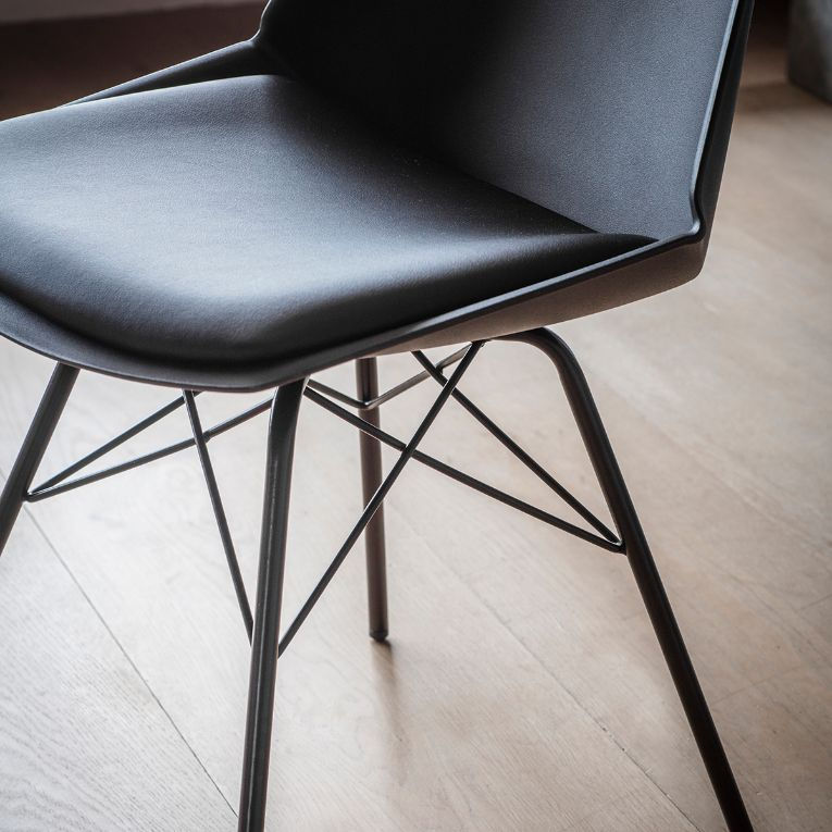 Thumbnail: Barnet Black Dining Chair - Pack of 4