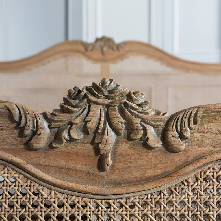 Thumbnail: Shabby Chic 5'Cane Bed - Weathered