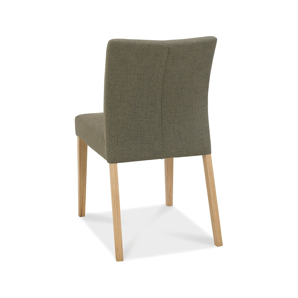 Thumbnail: Bergen Oak Upholstered  Chair (Pair)