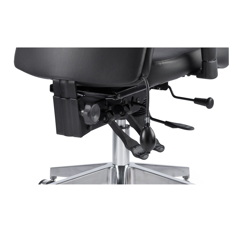 Thumbnail: Onyx Ergo Posture Chair in Bonded Leather