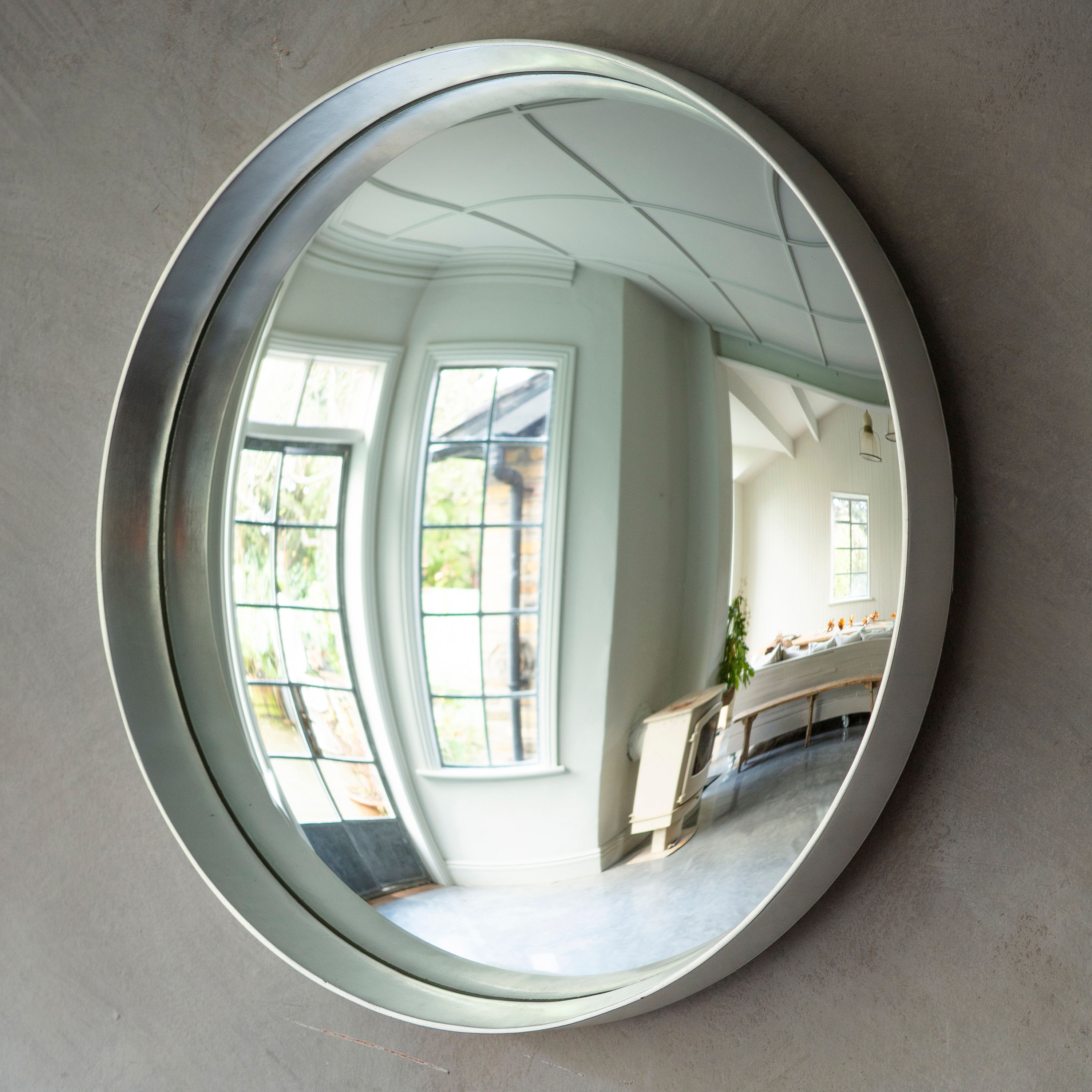 Large - Massacre Wall Mirror - Silver