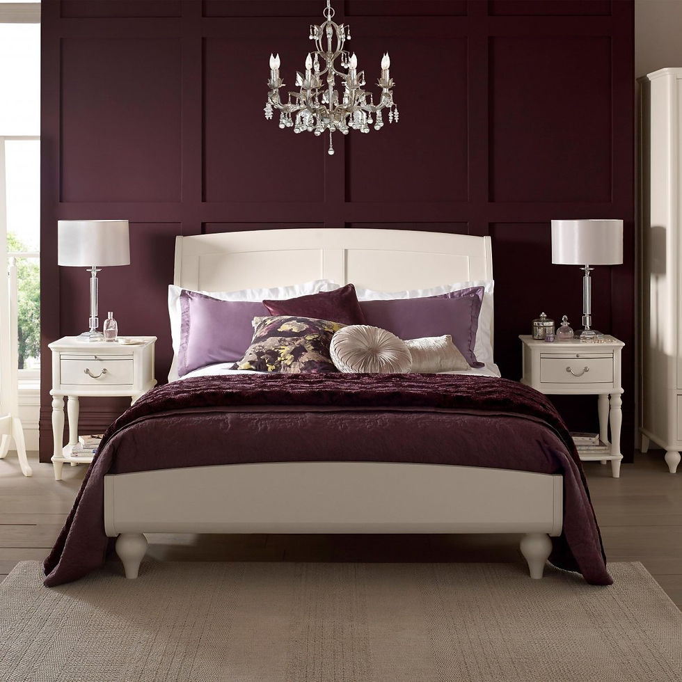Thumbnail: Bordeaux Ivory 1 Drawer Nightstand