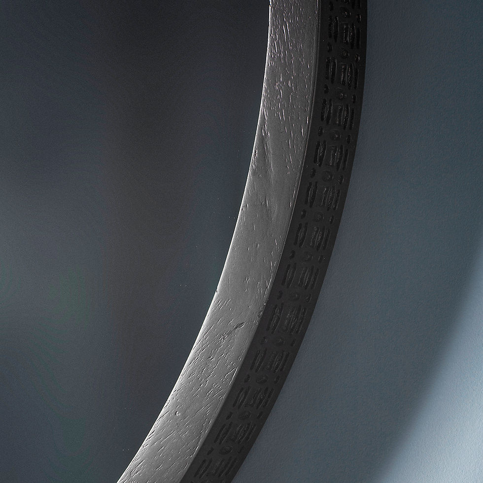 Thumbnail: Black Bohemian Mirror