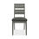 Thumbnail: Oakham Dark Grey Chair - Dark Grey Faux Leather (Pair)