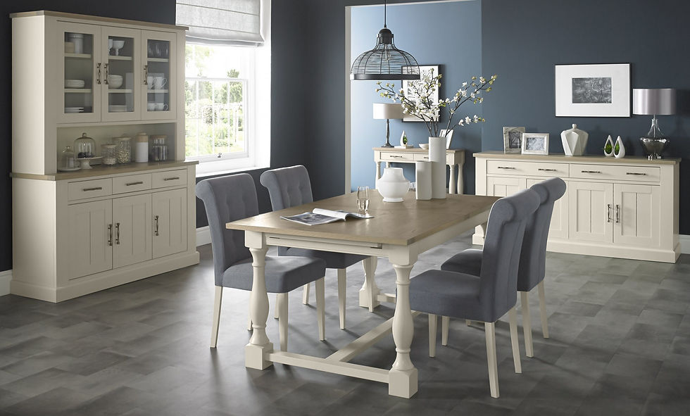 Thumbnail: Chartreuse Antique White Uph Chair - Slate Blue (Pair)