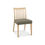Thumbnail: Bergen Oak Low Slat Back Chair - Black Gold Fabric (Pair)