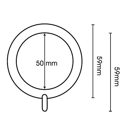 Thumbnail: Neo Original 35 mm Bullet Curtain Pole Set - Stainless Steel