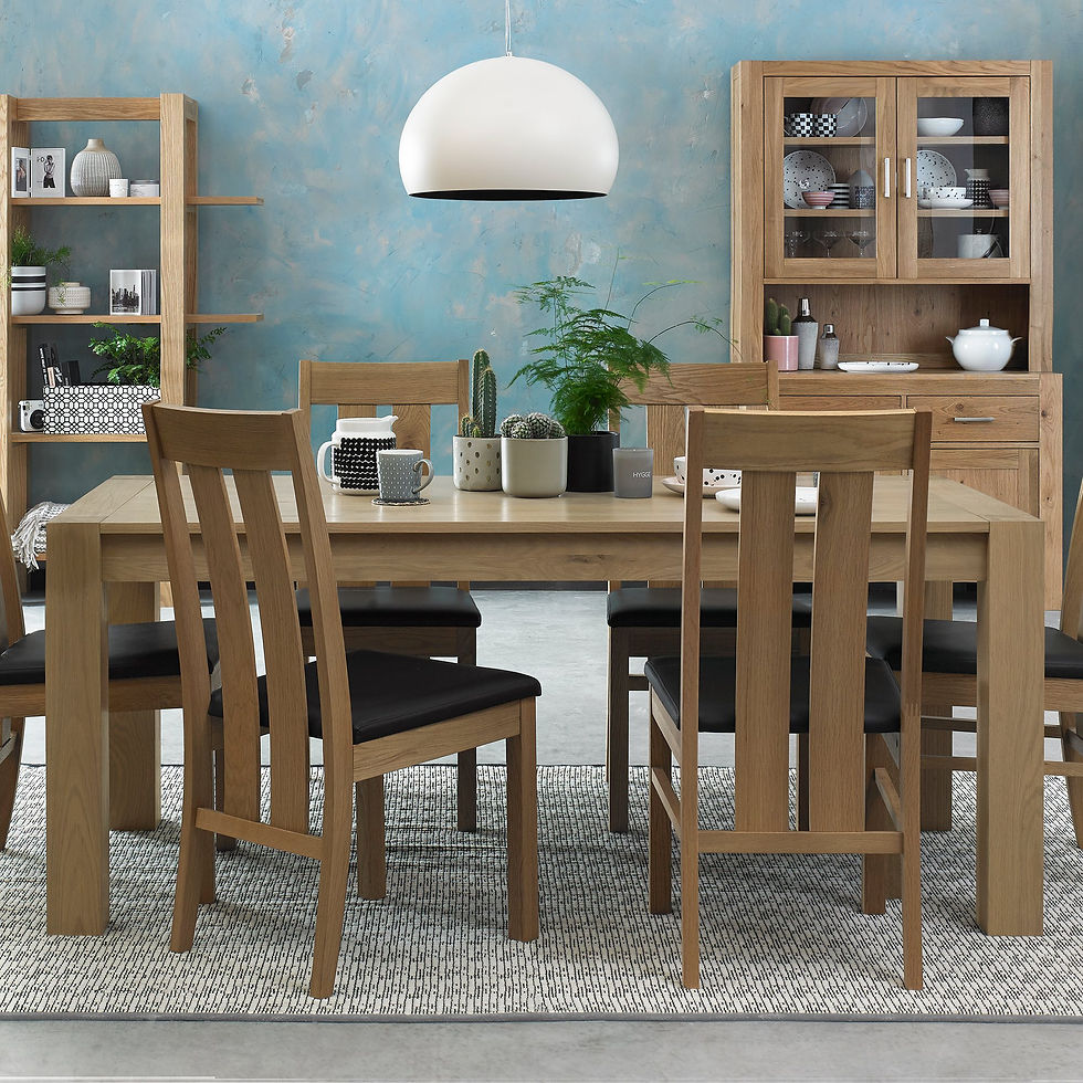 Thumbnail: Turin Light Oak Large End Extension Table